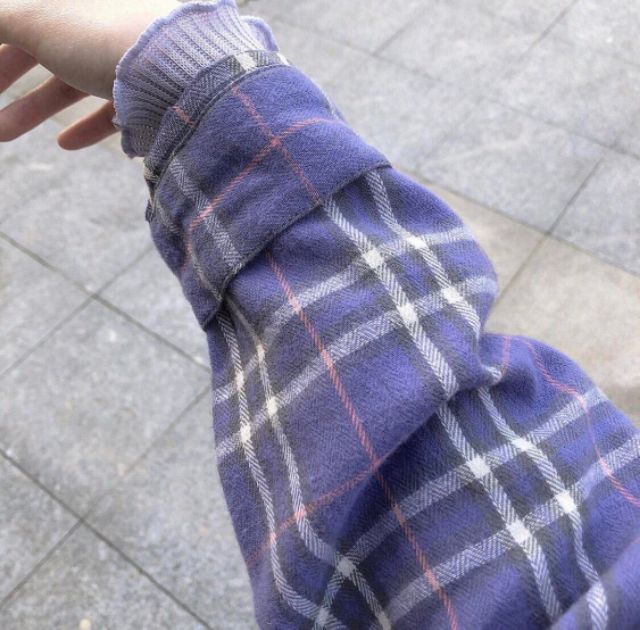 SƠ MI CARO TÍM - FLANNEL TÍM | BigBuy360 - bigbuy360.vn