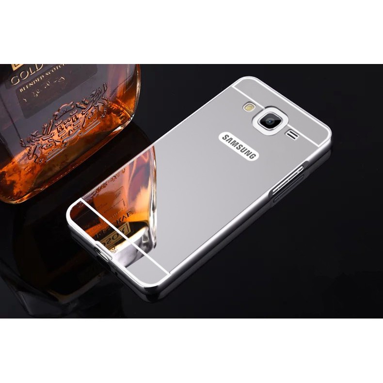 [Giá rẻ nhất ] Ốp lưng Samsung Galaxy On7 tráng gương viền kim loại