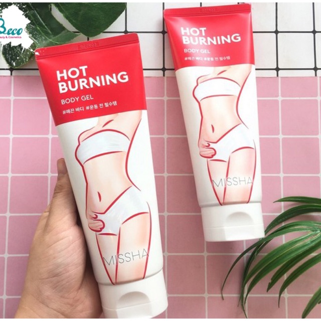 Kem tan mỡ bụng Missha Hot Burning