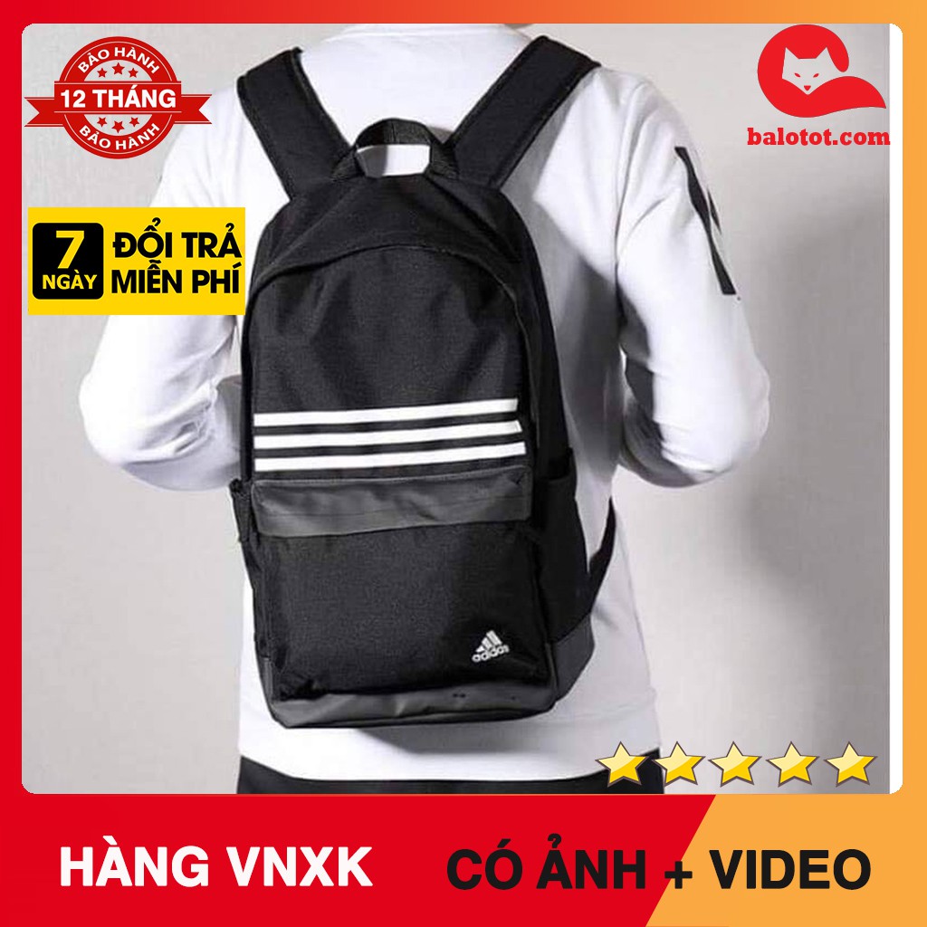 [XUẤT DƯ XỊN] Balo AdidAS Classic 3-Stripes Pocket Backpack chống nước đi học đi chơi đều tiện lợi