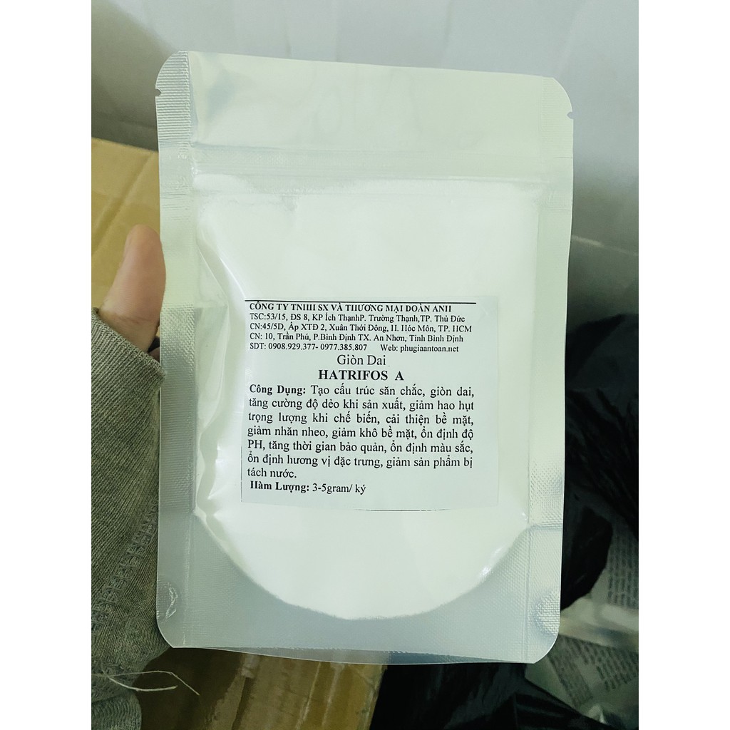 100GRAM PHỤ GIA GIÒN DAI A