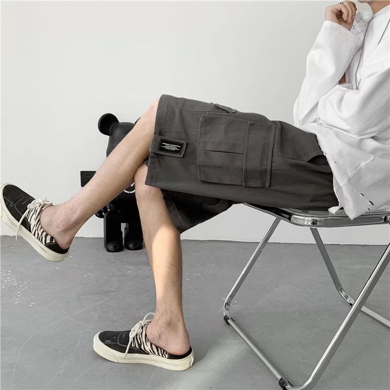 Quần short túi hộp phong cách Hàn Quốc dành cho nam