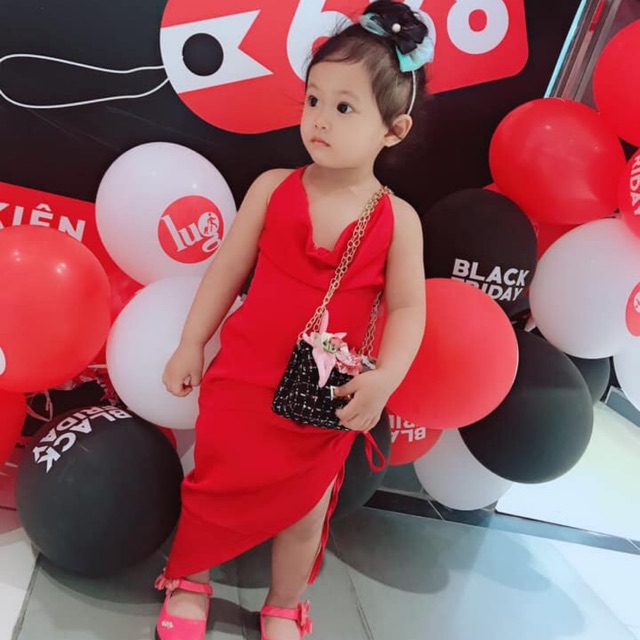 Body đỏ đan dây lưng