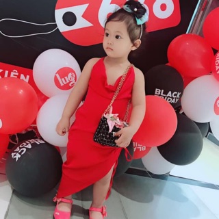 Body đỏ đan dây lưng