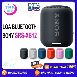 Loa Bluetooth Sony SRS XB12 - Hàng chính hãng - Bảo hành 12 tháng