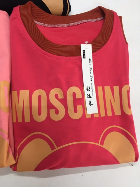 Áo nỉ hoodie in đầu chú gấu chữ Mos | BigBuy360 - bigbuy360.vn