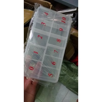 Khay đựng móng 10 ô-khay nhựa 10 ô