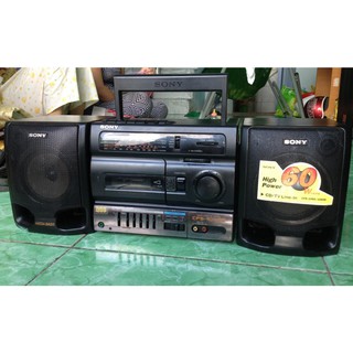 Casset Radio SONY của Nhật có line-in gắn được điện thoại nghe nhạc