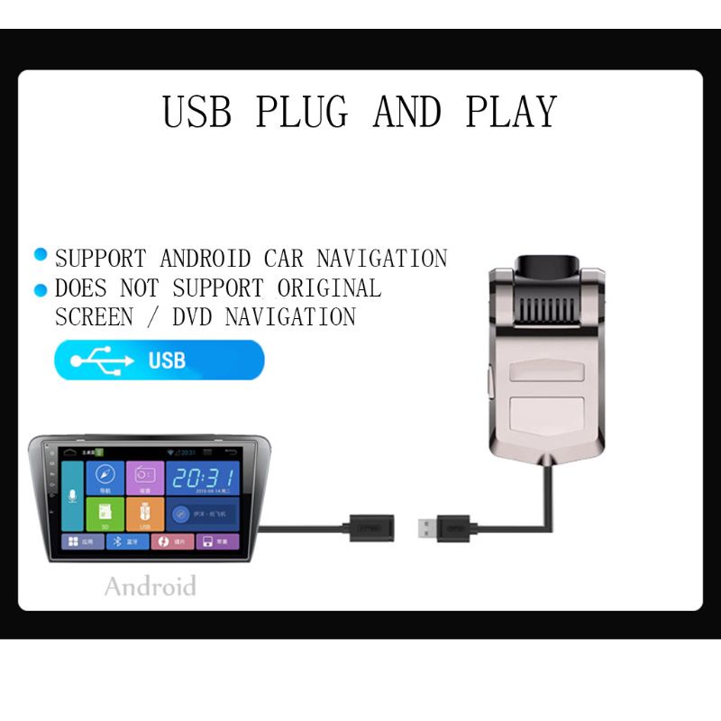 Camera hành trình DVR HD cổng USB hỗ trợ tầm nhìn ban đêm cho xe hơi
 | BigBuy360 - bigbuy360.vn