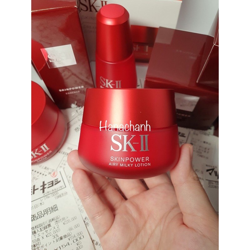 SKII KEM DƯỠNG TRẺ HOÁ SKINPOWER AIRY MILKY LOTION 50G và 80G