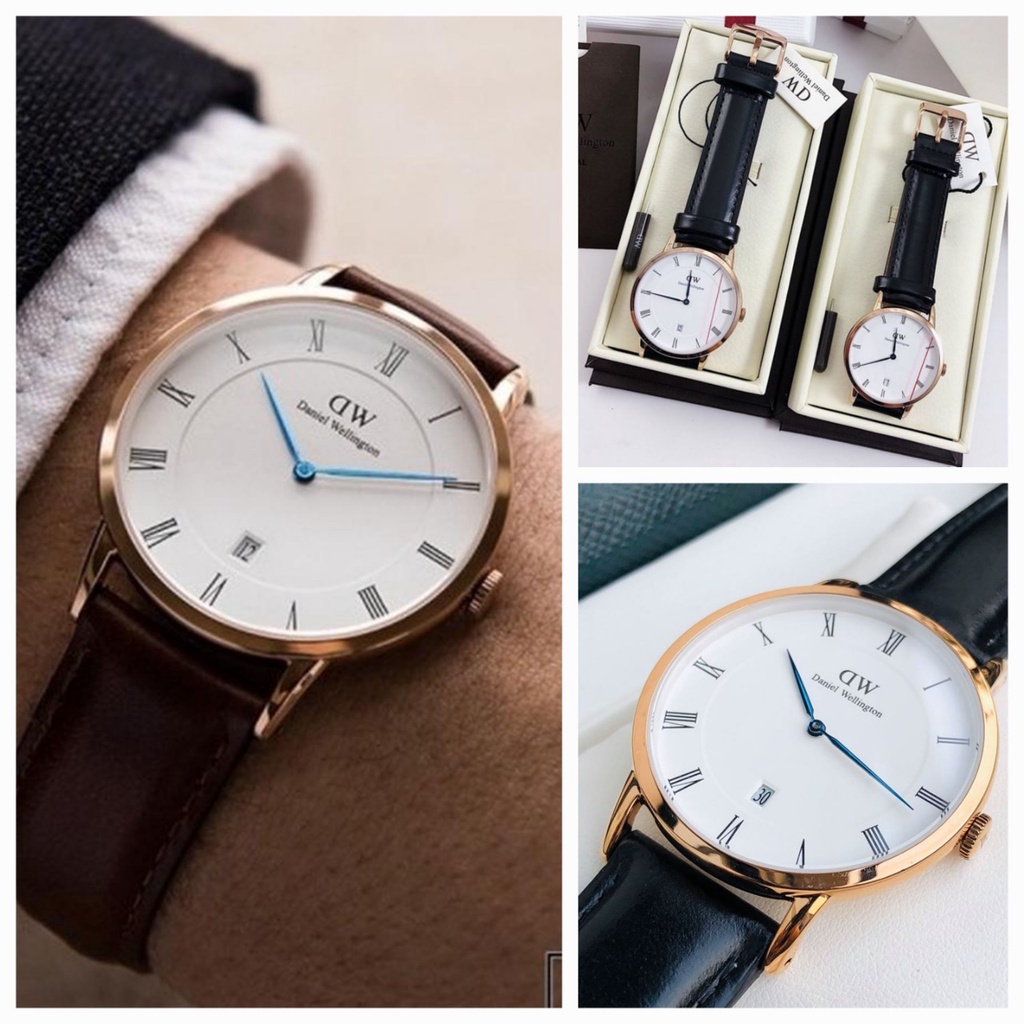Đồng hồ DW.Dapper Nam Nữ Cặp 32-38mm dây da cao cấp- Thương Hiệu Sang Trọng bảo hành 12 tháng