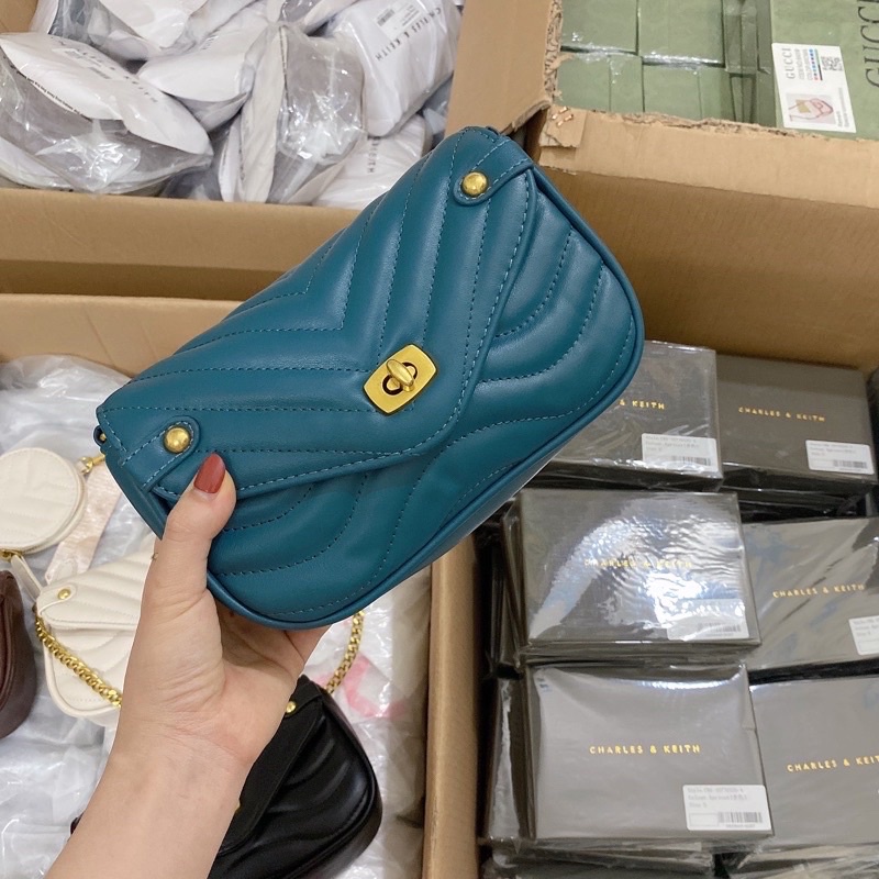 Túi Xách Nữ Da Mềm Trần Trám, Set 2 Túi Đeo Chéo Thời Trang