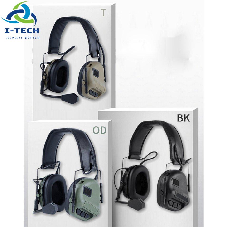 ⚡Khuyến mại⚡Tactical Headset Game Headphone Fifth Generation Chip Headset Removable Design For Hunting Tactical Games