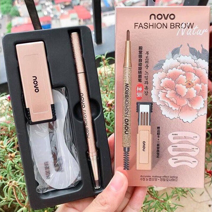 Bộ dụng cụ vẽ chân mày 3 kiểu dáng NV Fashion Brow