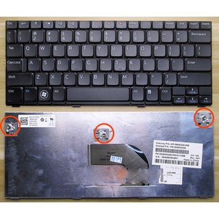 Bàn phím laptop Dell Mini 1012 1018 - Keyboard Dell (CÁP CONG TRÁI)