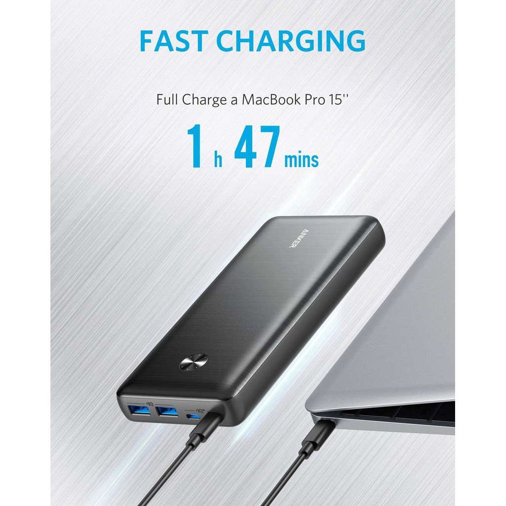 Sạc dự phòng Anker PowerCore III Elite 25.600 - PD 87W - A1291 - USA [BH 12T]