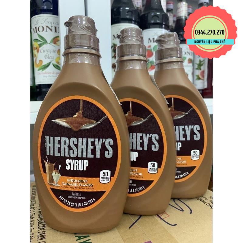 Xốt Socola Caramel Dâu Syrup Hershey's 680g