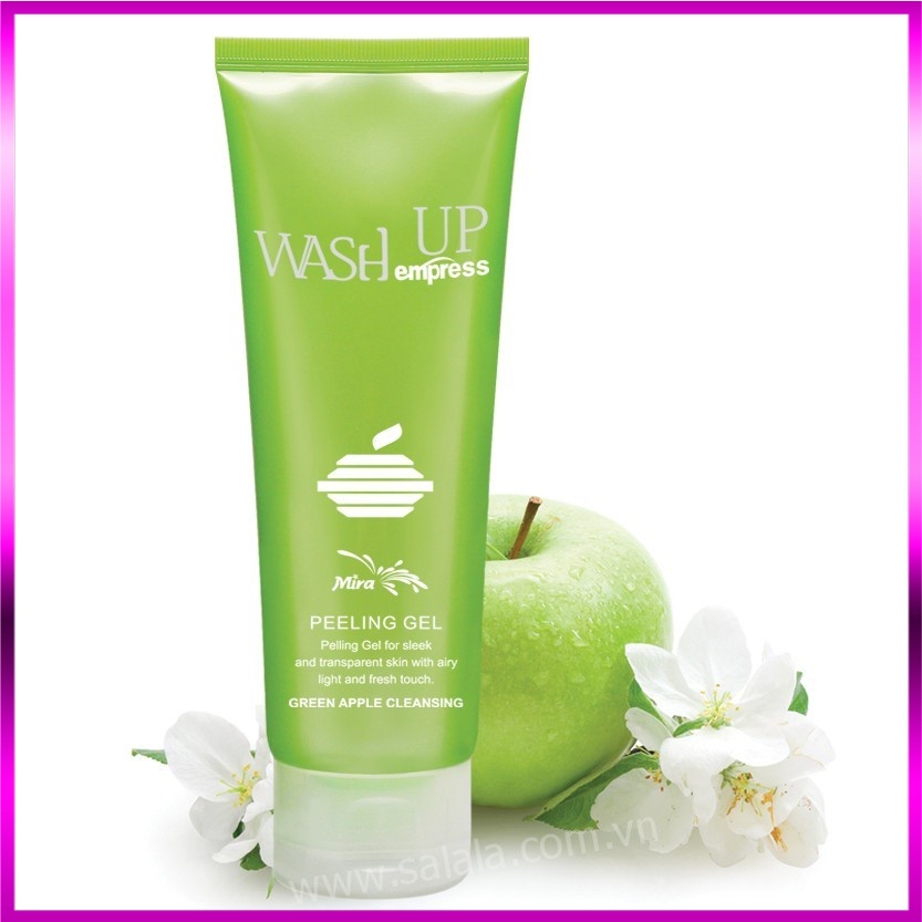 Gel MIRA tẩy tế bào chết, ngăn ngừa mụn tinh chất táo Wash up empress peeling gel +[ New 2021]