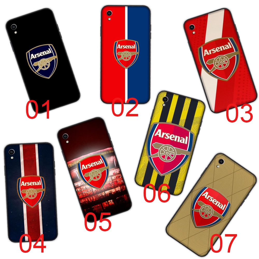Ốp điện thoại mềm in hình Arsenal Football Club cho VIVO Y15 Y19 Y30 Y50 Y53 Y66 Y67 Y71