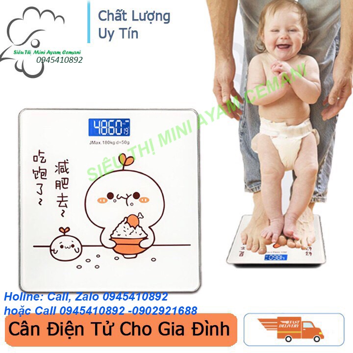 Cân Hello Kitty sạc pin