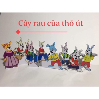 Cây rau của thỏ út - Mô hình kể chuyện