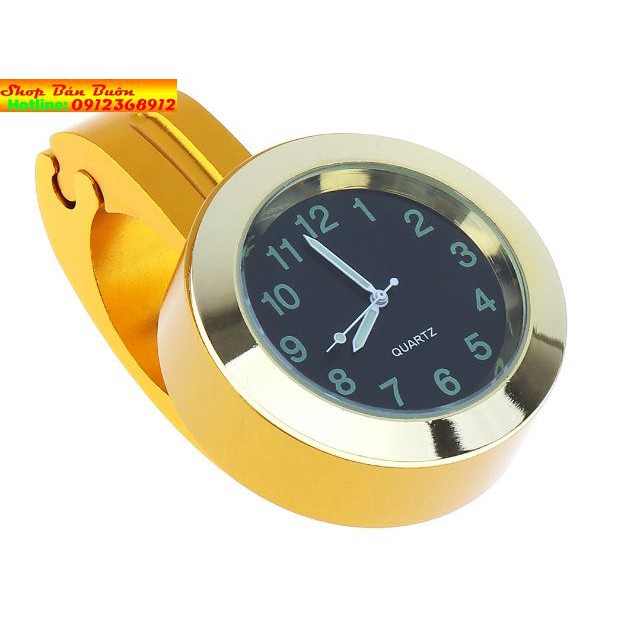 Đồng hồ trang trí gắn tay lái xe máy , xe đạp điện hàng cao cấp
