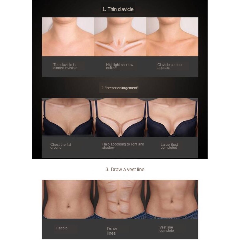 Bút tạo khối 3D hai đầu tạo mặt chữ che khuyết điểm trang điểm bắt sáng vùng mũi công dụng kép V làm đẹp tiện dụng | BigBuy360 - bigbuy360.vn