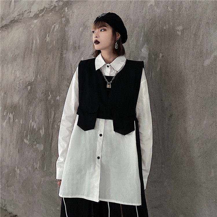 [Mã FAGREEN1505 giảm 10% tối đa 30K đơn 99K] [SẴN] Áo vest ghi lê Ulzzang Quảng Châu AGV11 | BigBuy360 - bigbuy360.vn