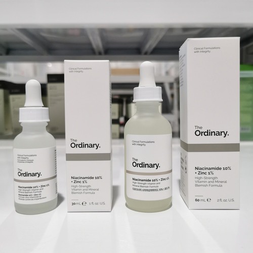 Serum The Ordinary Niacinamide 10% + Zinc 1% Giúp Cân Bằng Bã Nhờn Làm Sáng Da Thu Nhỏ Lỗ Chân Lông
