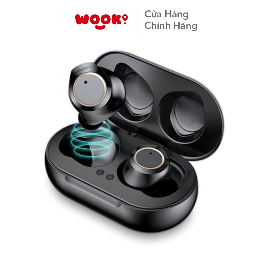 Tai Nghe Không Dây Bluetooth 5.0 VIVAN Liberty T100S Chống Nước Bass Mạnh Âm Thanh Sắc Nét Sử Dụng Liên Tục 4h