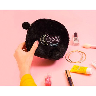 Túi Makeup Bentoy lông mịn
