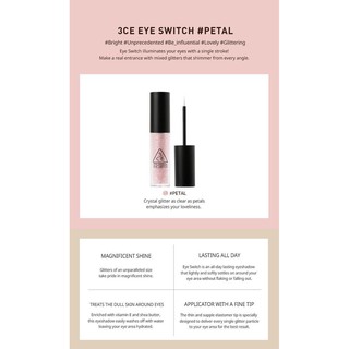 Nhũ mắt lấp lánh Eye Switch 3CE