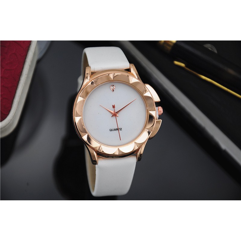 Đồng hồ thời trang nữ Viser VS04 viền hoa cực đẹp mặt to cá tính | BigBuy360 - bigbuy360.vn