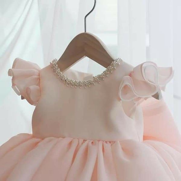 váy ,đầm công chúa hồng voan cho bé dự tiệc sinh nhật, thôi nôi.