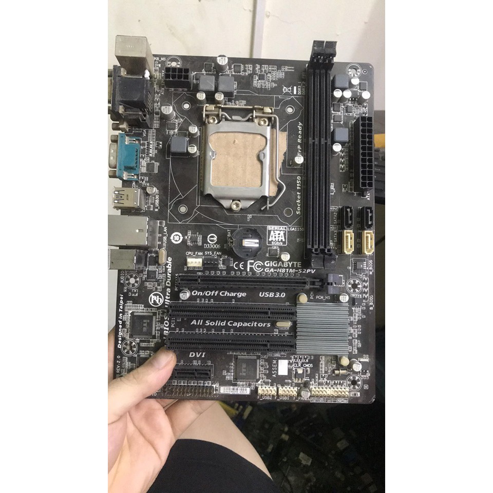 Main giga h81 s2pv ĐỦ CHẶN GIÁ RẺ TẶNG TUÝP KEO TẢN NHIỆT | BigBuy360 - bigbuy360.vn