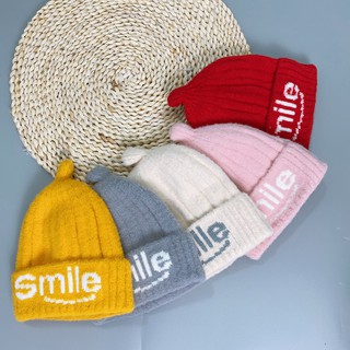 Mũ len cừu  S mile cho bé từ 6 tháng đến 7 tuổi