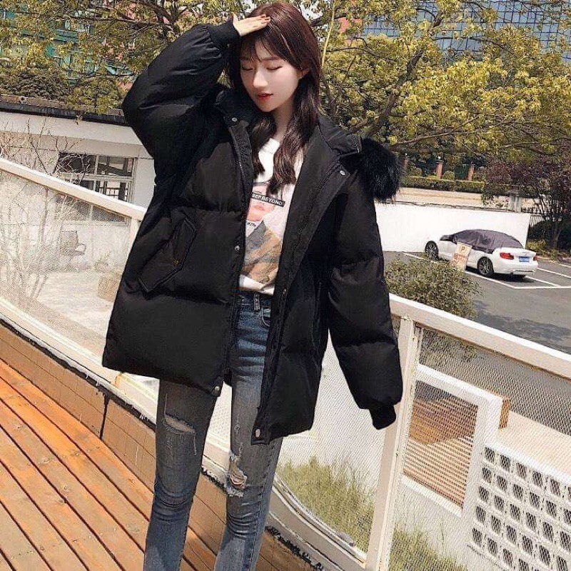 Áo khoác phao nữ form rộng Hàn Quốc | BigBuy360 - bigbuy360.vn