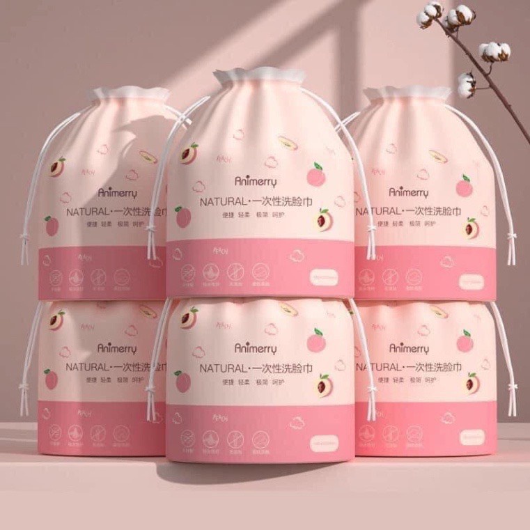 Khăn Mặt Khô YUMMY Dùng 1 Lần Animerry Lau Khô Lau Ướt, Giấy Lau Mặt Dùng Một Lần