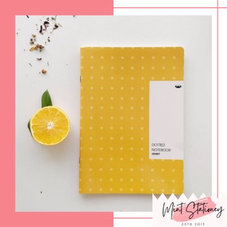 Vở Crabit Dotted Notebook - Vở kẻ chấm bi (Giấy ruột Dot) - Vàng Chấm Bi