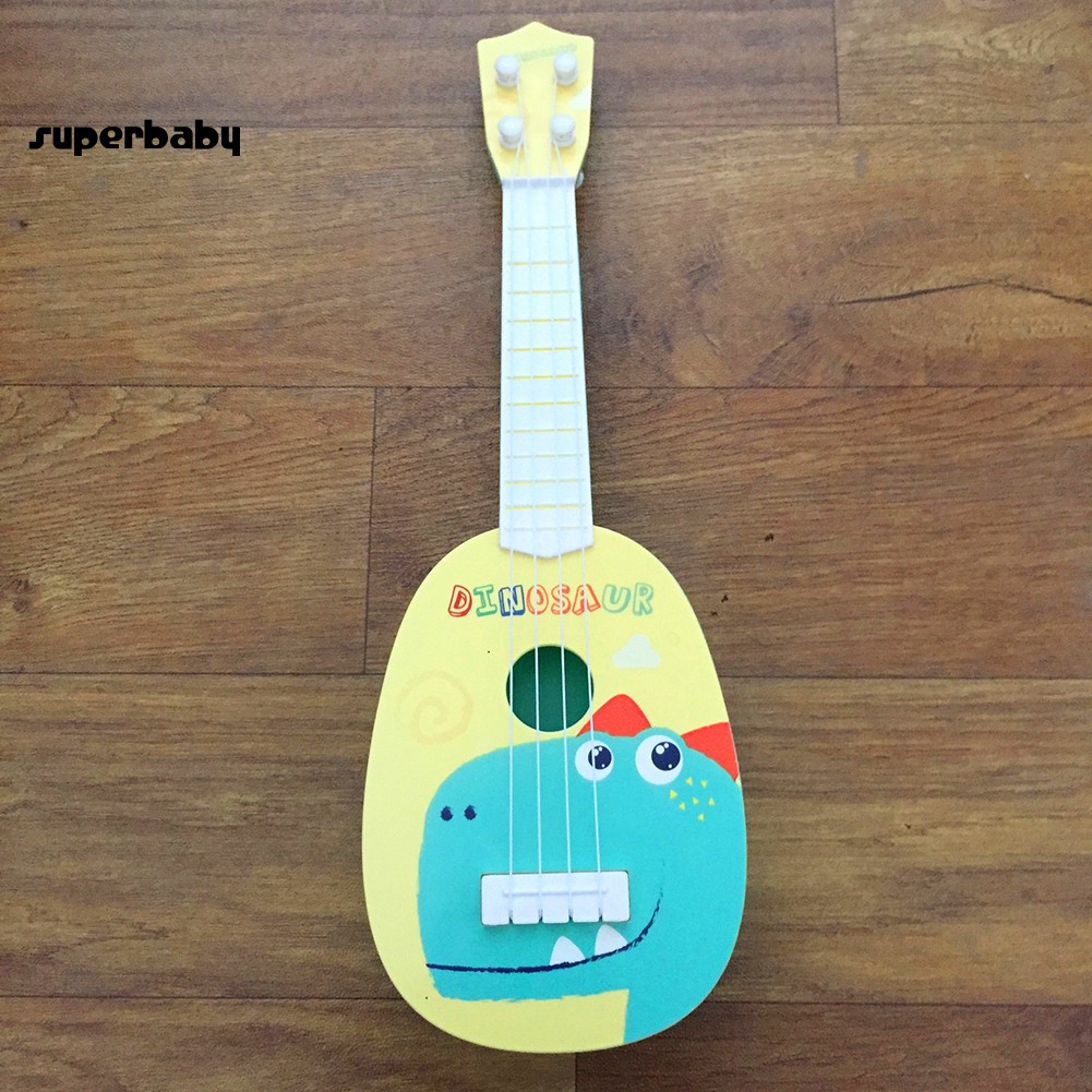 Đồ chơi guitar mini 4 dây dễ thương cho bé học tập âm nhạc