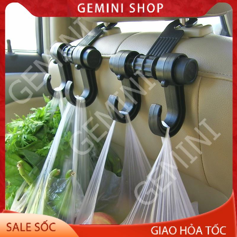 Móc Treo Đồ Ô Tô gài Sau Ghế xe hơi kiêm giá đỡ điện thoại MT2 GEMINI SHOP