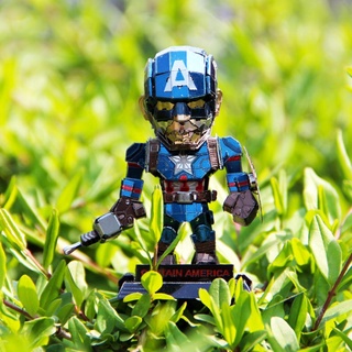 Mô Hình 3D Kim Loại Nhân Vật Đội Trưởng Mỹ (Captain America) (chưa ráp)