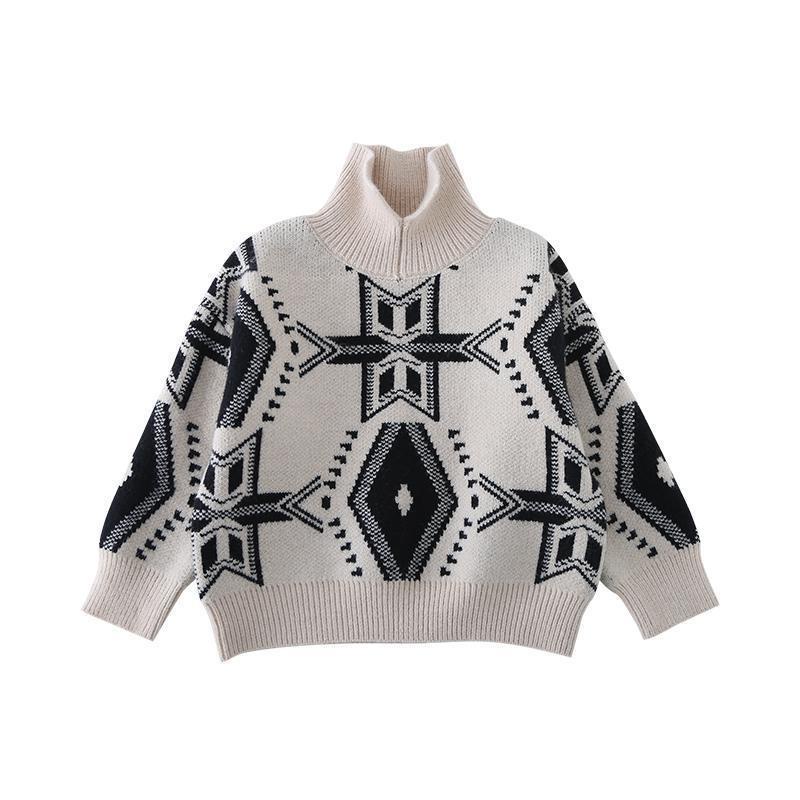 Áo Sweater Dệt Kim Thời Trang Mùa Đông Cho Bé Trai