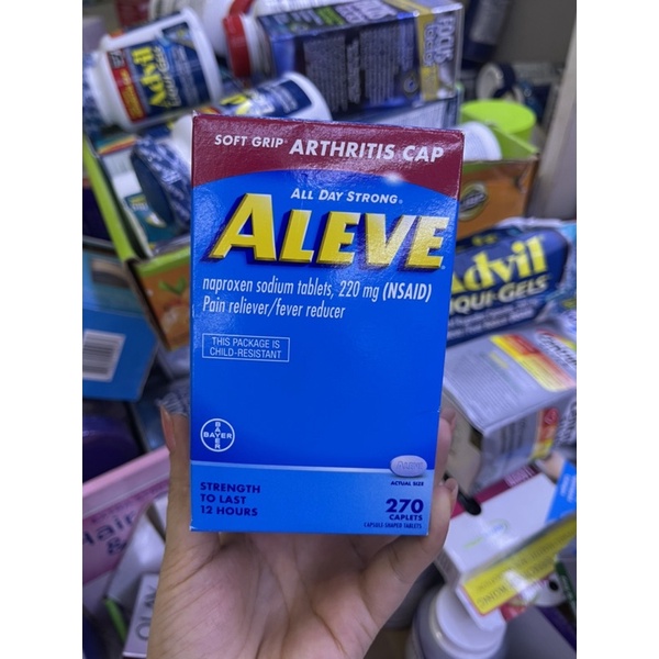 Aleve 200mg 270 viên, tỳlenol.