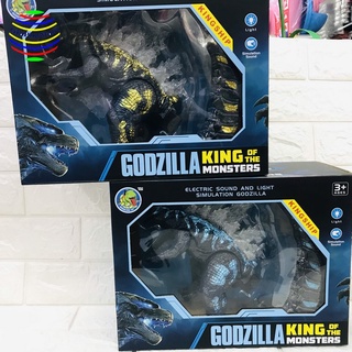 Godzilla Chạy Pin Có Đèn, Âm Thanh - Khủng Long Chạy Pin