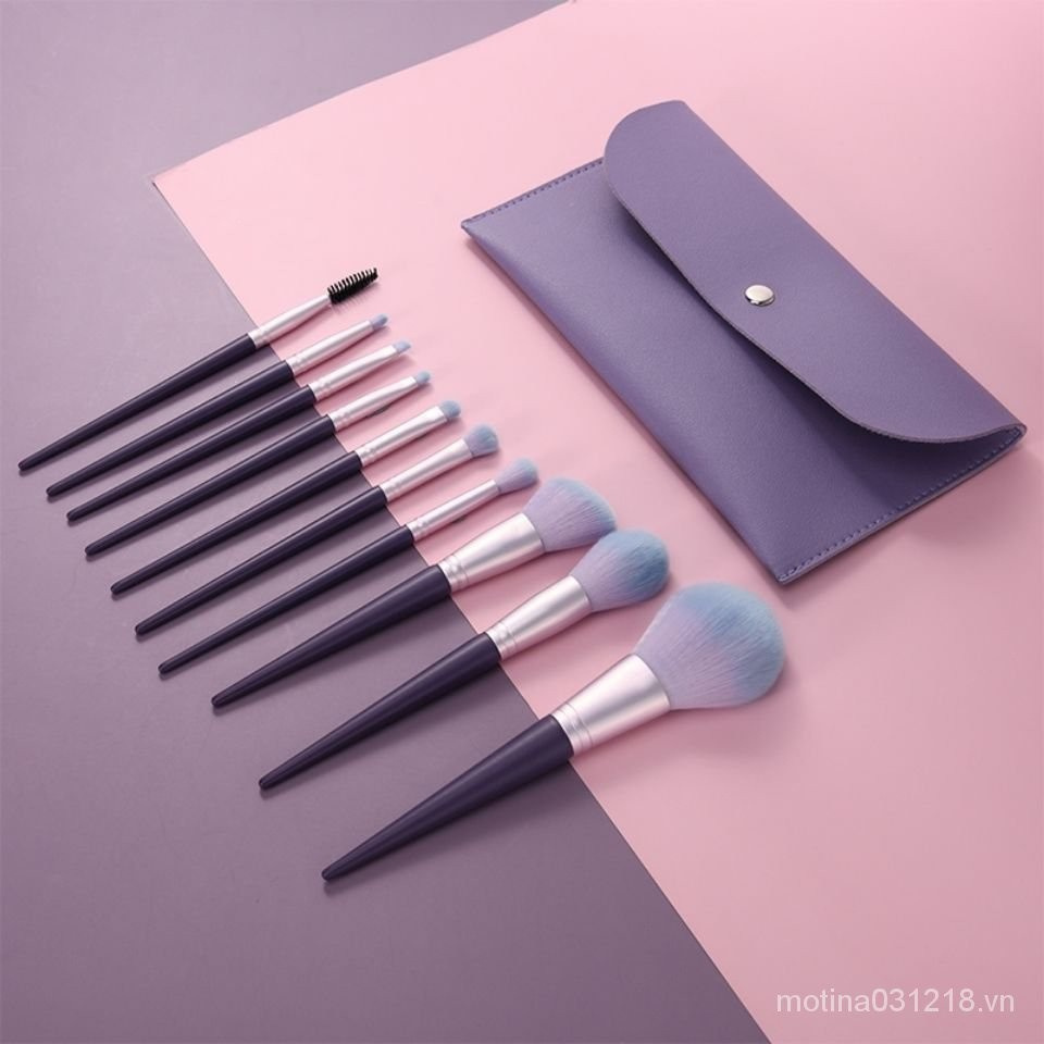 Bộ 10 cây cọ trang điểm siêu mềm chuyên dụng cho người mới bắt đầu