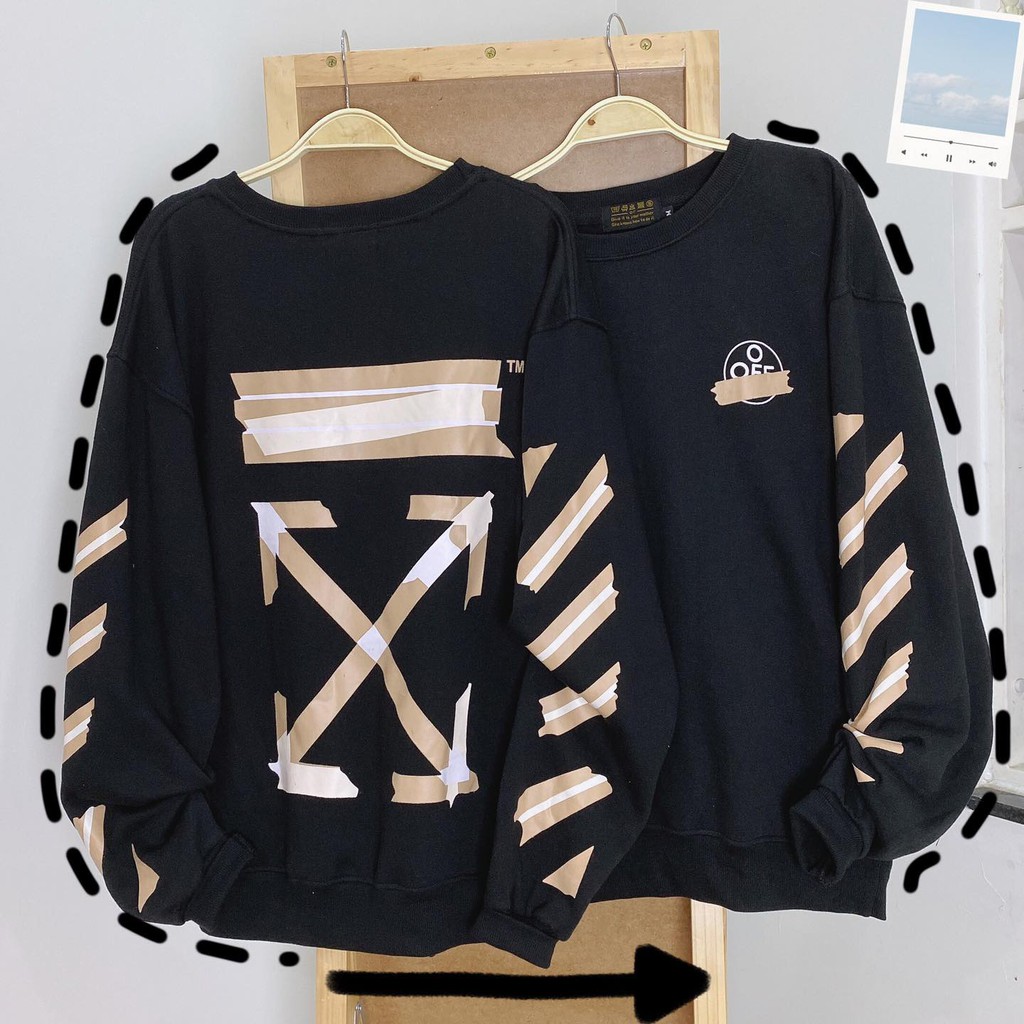 ÁO SWEATER OFF ĐEN