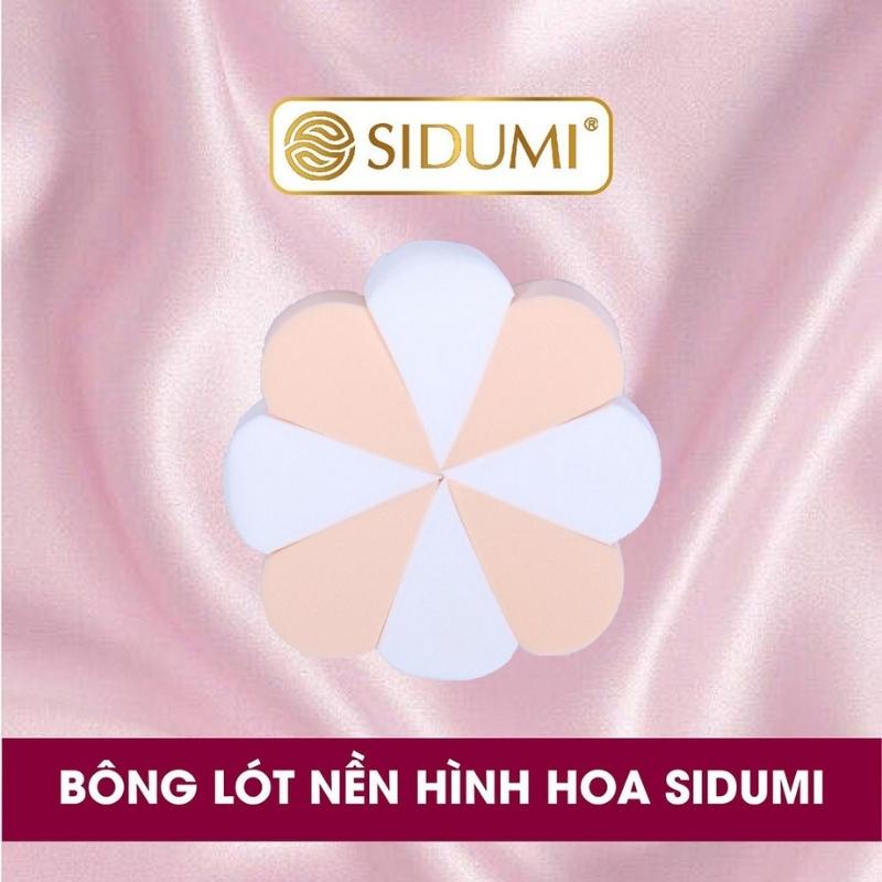 Mút Trang Điểm Tán Nền Siêu Mềm Hình Hoa 08 miếng SIDUMI HÀN QUỐC CHÍNH HÃNG SDM LN 141