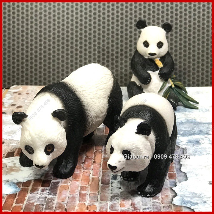 MÔ HÌNH GIA ĐÌNH GẤU TRÚC PANDA  - 7697