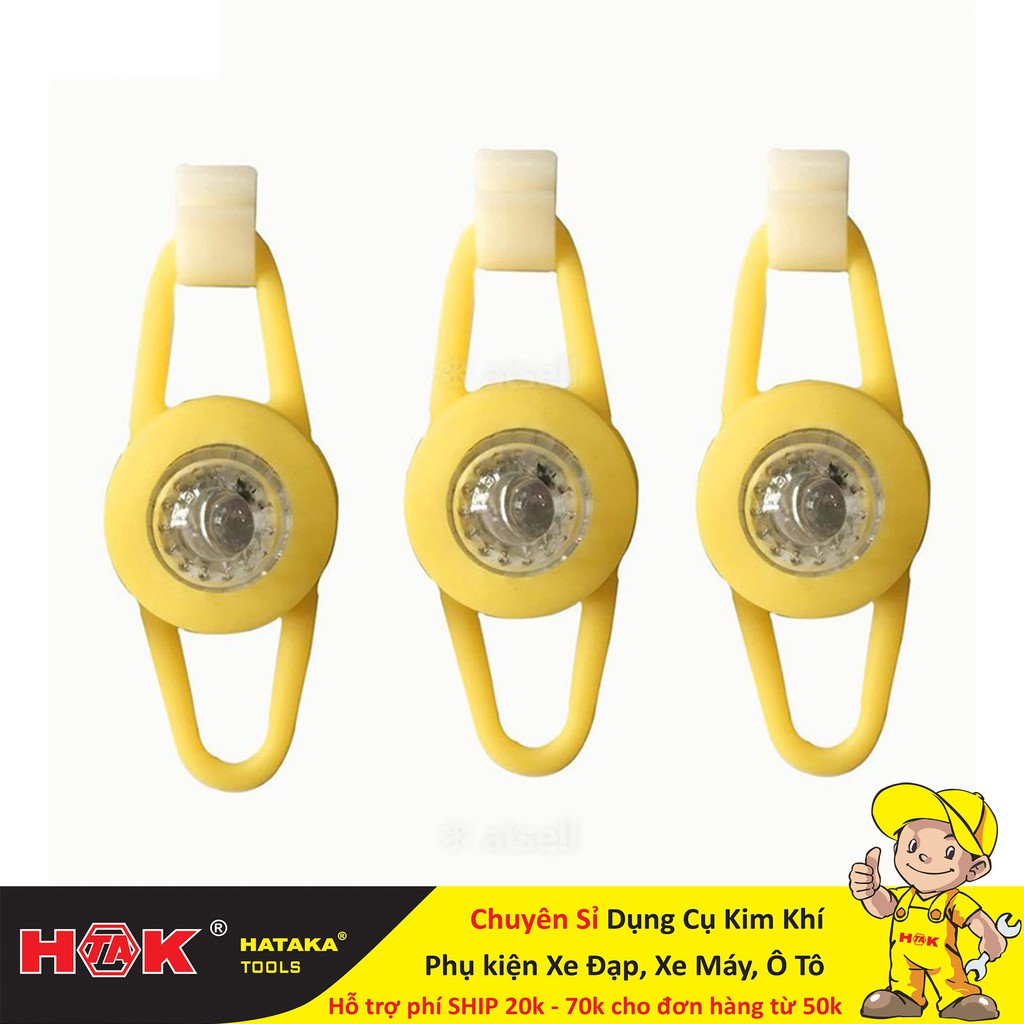 Đèn LED Cảm Biến Rung Gắn Khung Xe Đạp - LED Nhấp Nháy Cảnh Sát
